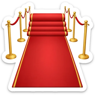 red carpet sticker