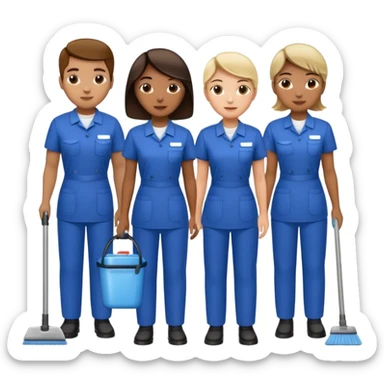 hotel cleaners sticker