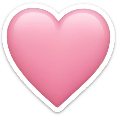 Pink heart sticker