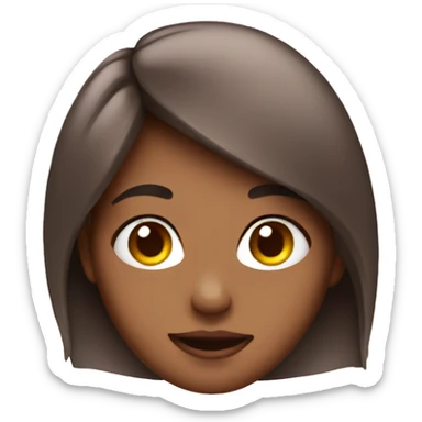 cute girly emoji sticker