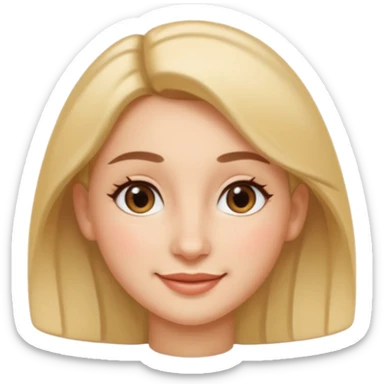A 3D cartoon woman’s face close-up showing a small shiny nose pin, soft skin tone, gentle smile, smooth lighting, realistic Memoji-style. sticker