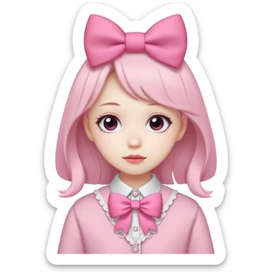 jirai kei bow sticker