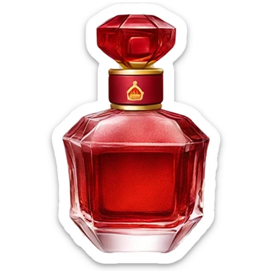 Baccarat rouge red perfume sticker