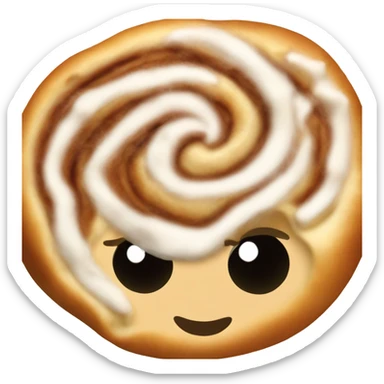 Cinnamon roll sticker