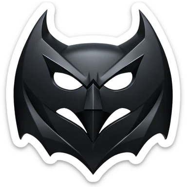 batman logo sticker