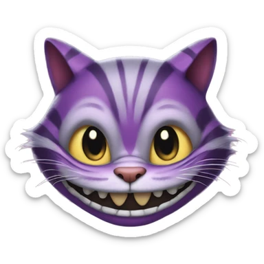 Cheshire Cat  sticker
