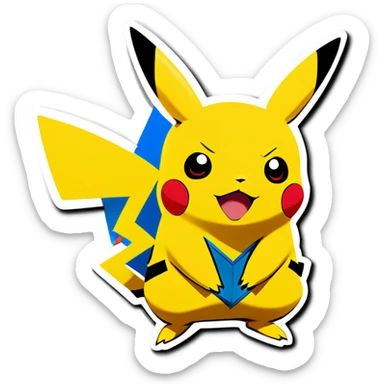 Hype beast pikachu sticker