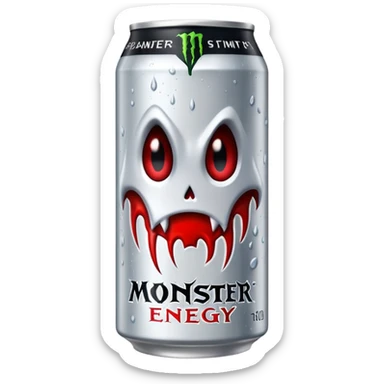 white monster, the drink sticker