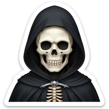 Grim Reaper gothic  sticker