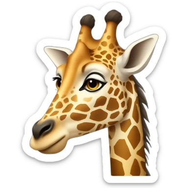 Girafe WOMAN sticker