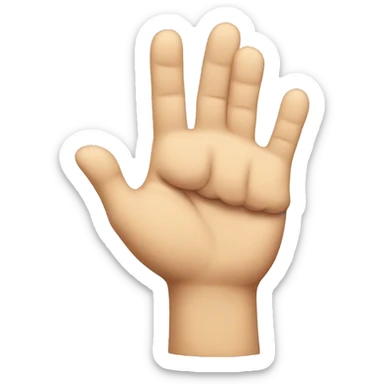 hand shake with pout face  sticker