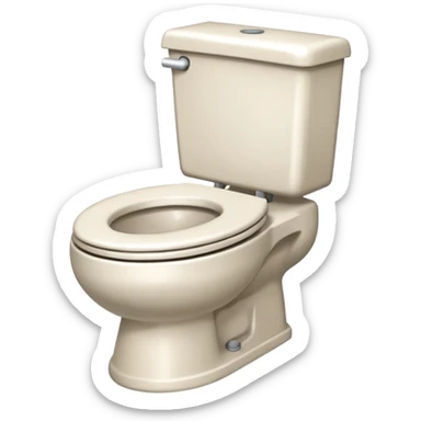 village toilet sticker