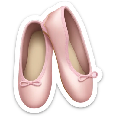Pale pink ballet shoes sticker