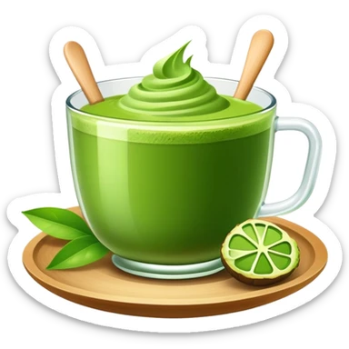 matcha astethic sticker