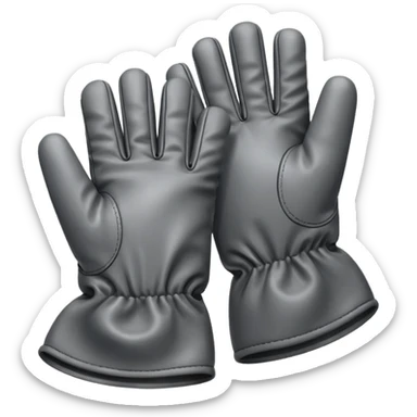 gloves: gris sticker