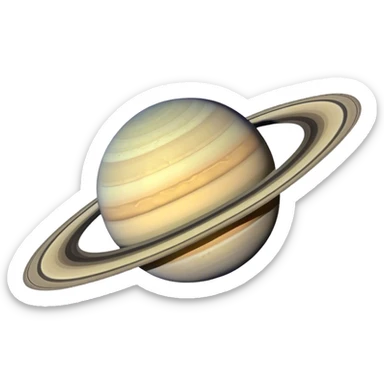 Planet Saturn sticker