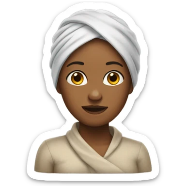 Sue with neck wrap sticker