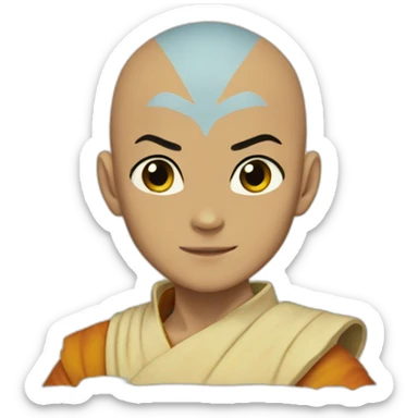 Aang-the-last-airbender sticker