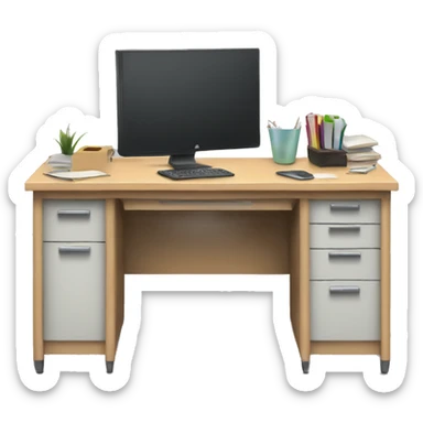 Office desk sticker