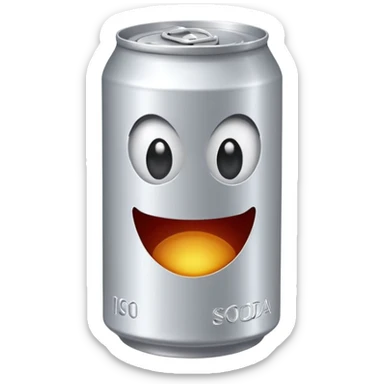 soda can without any branding sticker