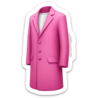 Pink clothesl sticker