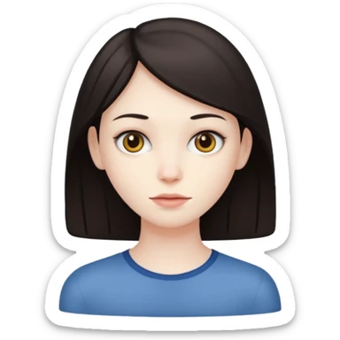 Pessoa magra de mais sticker