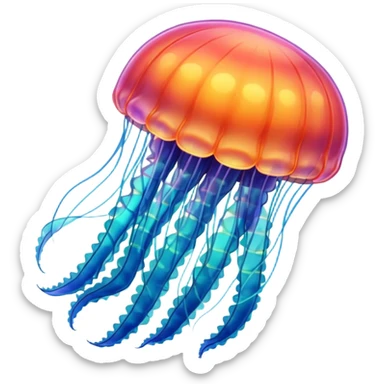with jelly fish please sticker