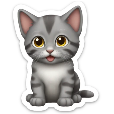 kitten sticker