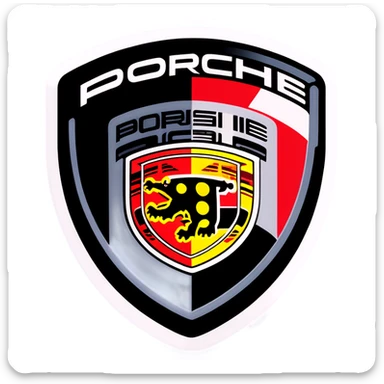 Porsche  sticker