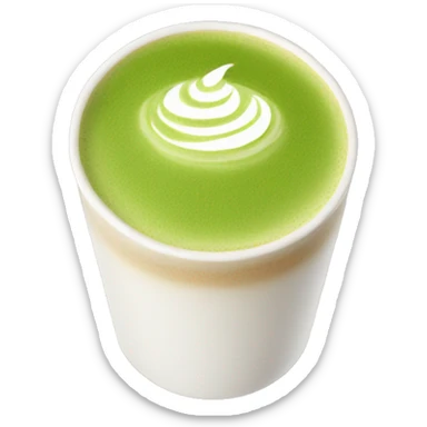matcha latte sticker