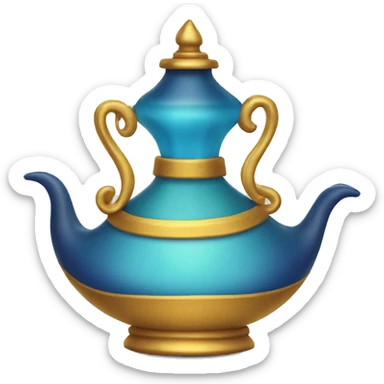 aladdin lamp sticker