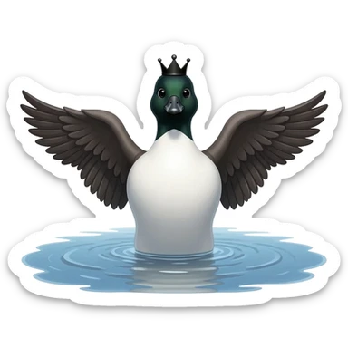Loon sticker