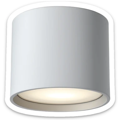 white led cilynder ceiling lamps sticker