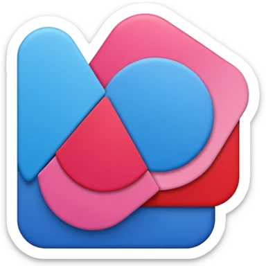 🌌📈💙❤️‍🔥🌸 sticker