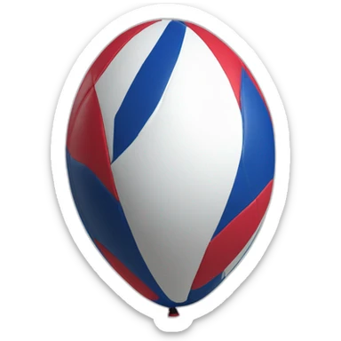 Ballon de rugby équipe de France sticker