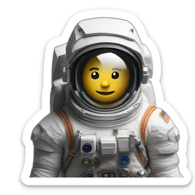 montre dans l'espace sticker