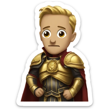 Adeptus Custodes Shrugging sticker