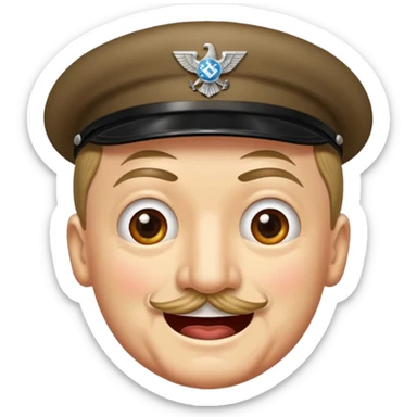 Je veux un emoji représentant Hitler sticker