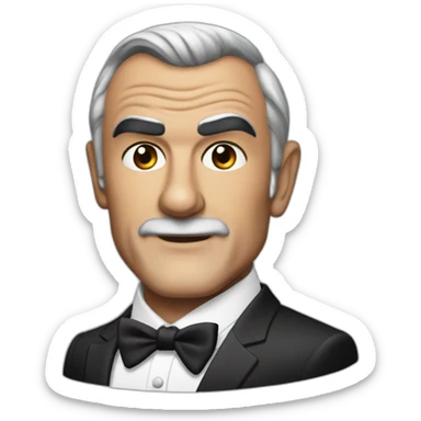 sean connery as james bond sticker
