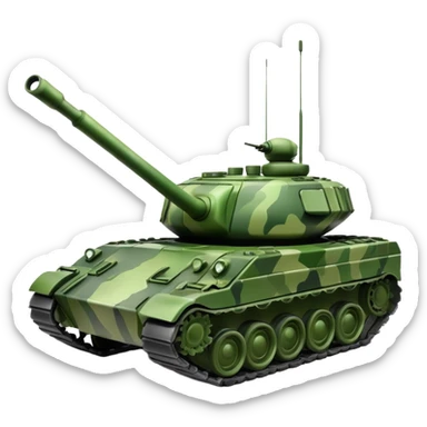 Tank emoji sticker