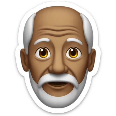 wise old man called jasmin mandaren sticker