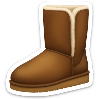 Brown uggs sticker