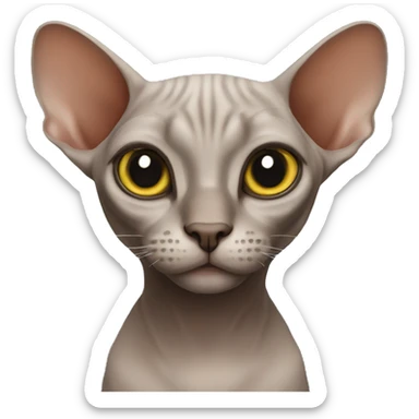 Sphinx cat sticker
