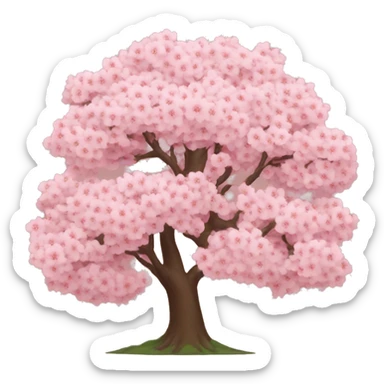 Sakura tree sticker