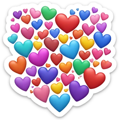 Hearts  sticker