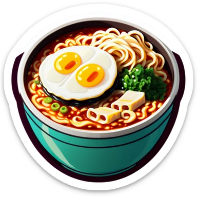 Korean ramen  sticker