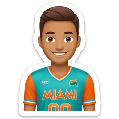 je suis avec maillot de NTM Miami sticker