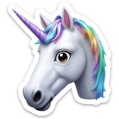 ai computer vision unicorn sticker