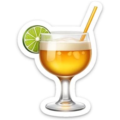 Tequila and beer Mexican cocktail sticker