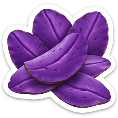 purple potato chips sticker